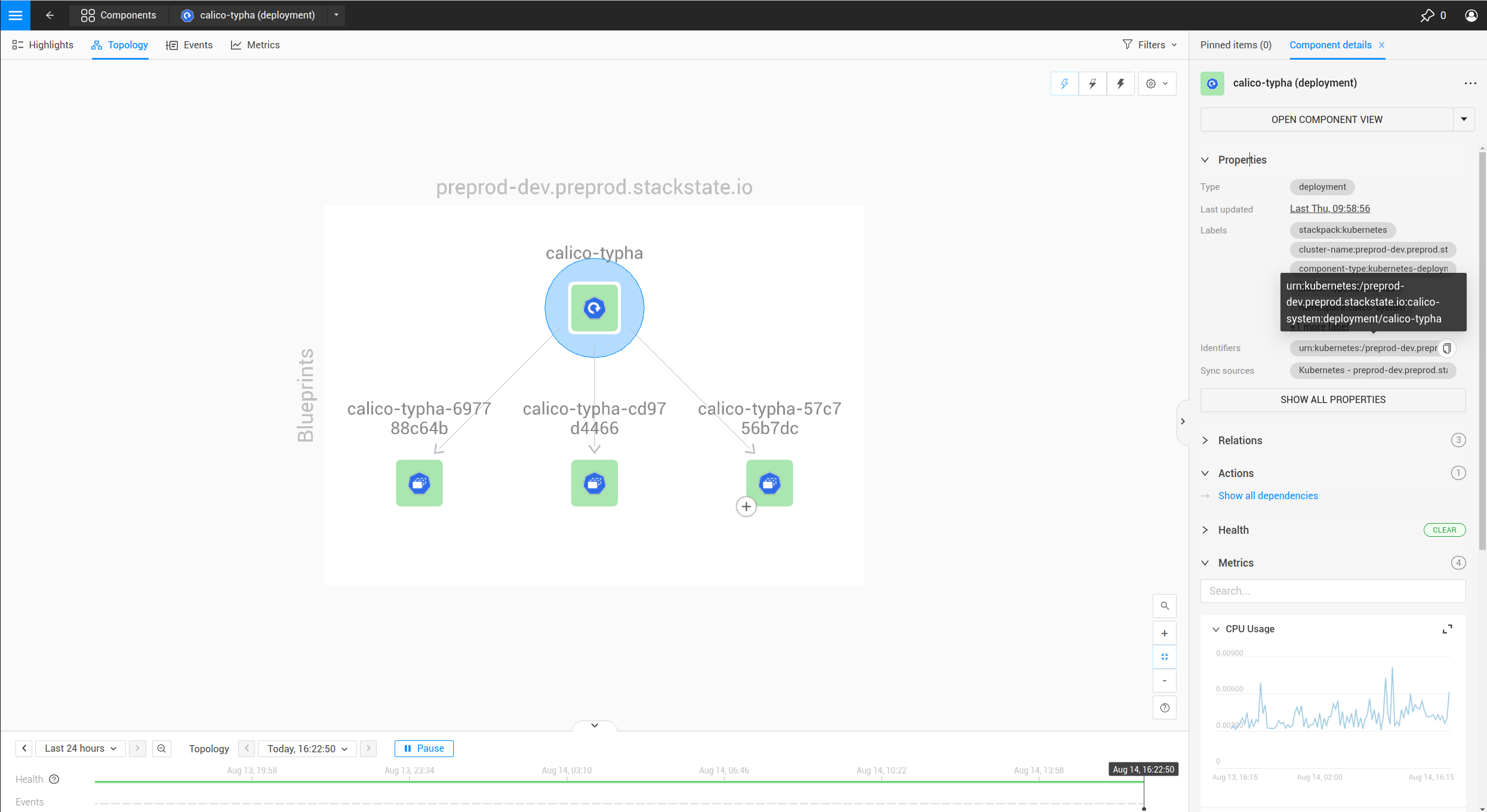 Finding a component identifier